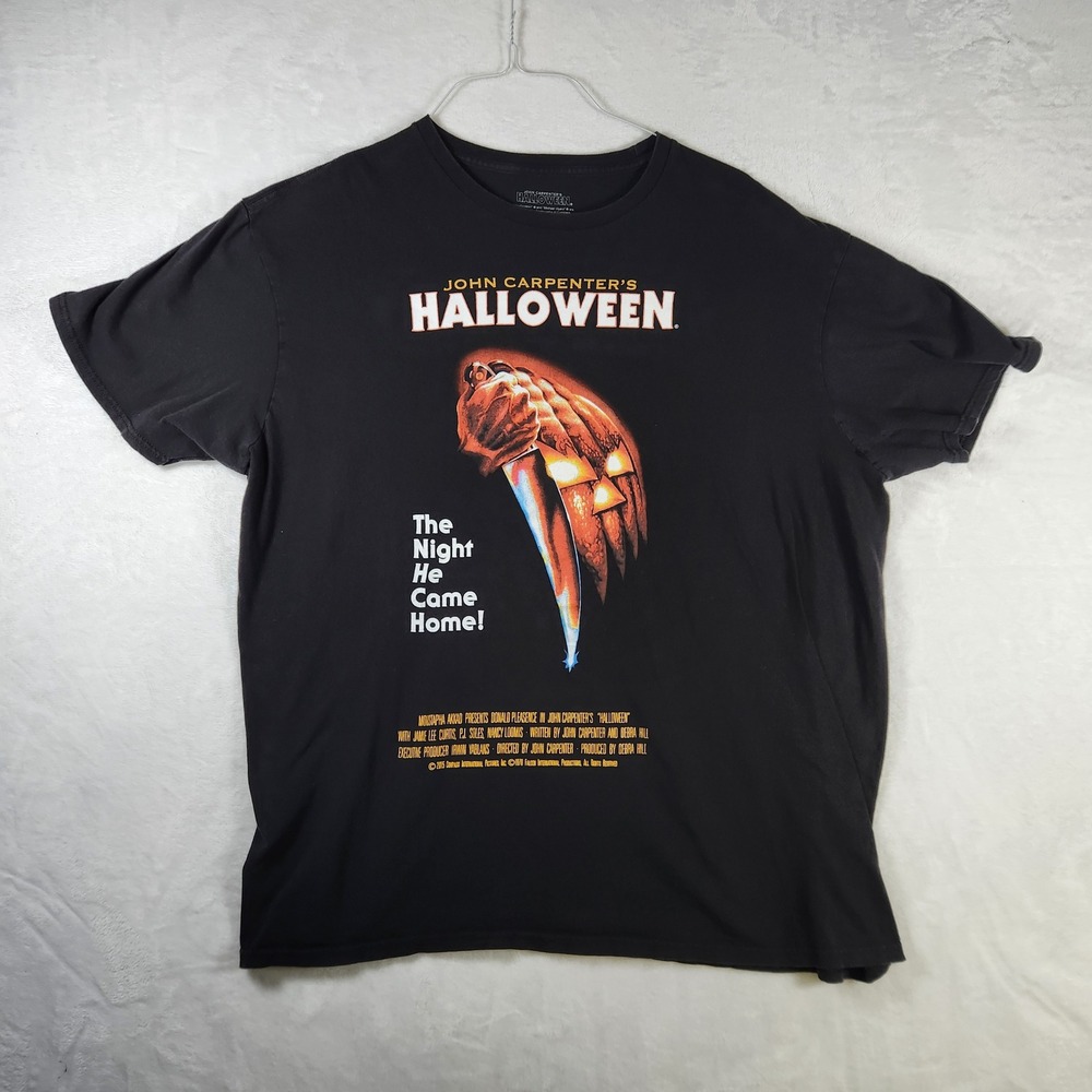 Halloween Movie T Shirt Michael Myers John‎ Carpenter Black 2XL Mens